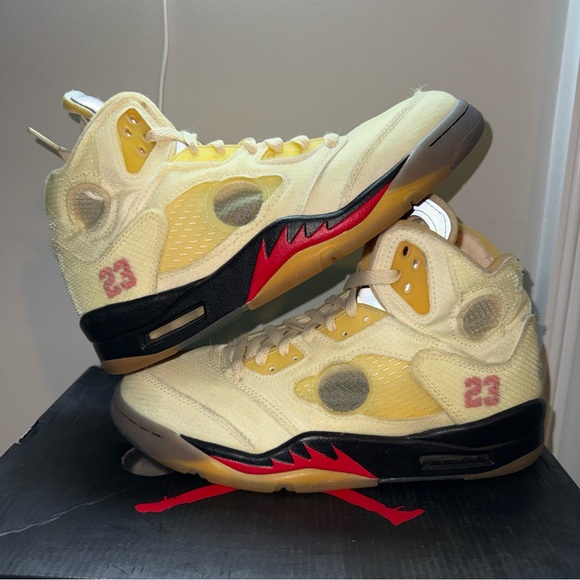Jordan Other - Jordan 5 Off White “Sail” Size 7.5M